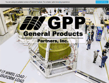 Tablet Screenshot of gp-llc.com